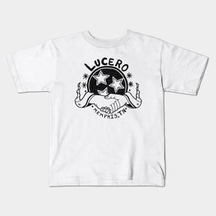 Lucero Band Logo Black White Kids T-Shirt